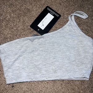 Pretty little thing one shoulder crop top